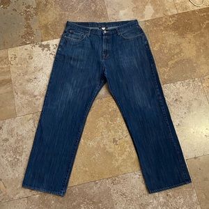 LUCKY BRAND men Regular Inseam men blue jeans 38